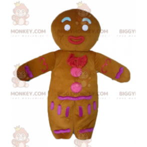 BIGGYMONKEY™ mascot costume of Ti's famous gingerbread cookie