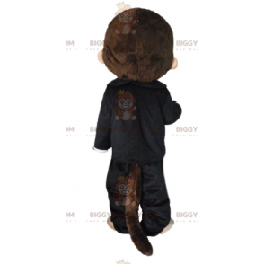 BIGGYMONKEY™ mascot costume of Kiki the famous brown monkey in