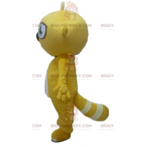 Costume de mascotte BIGGYMONKEY™ de castor de rongeur jaune et