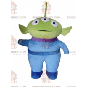 Kostým maskota Squeeze Toy Alien BIGGYMONKEY™ z kresleného