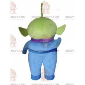 Kostým maskota Squeeze Toy Alien BIGGYMONKEY™ z kresleného