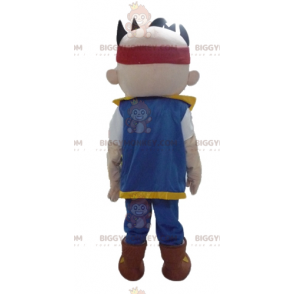 Anime Character Boy BIGGYMONKEY™ Mascot Costume in Colorful