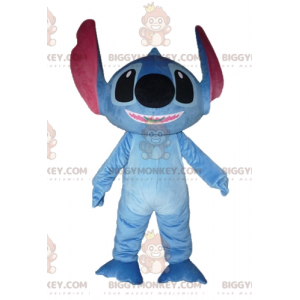 Cuci il costume della mascotte BIGGYMONKEY™ alieno blu di Lilo