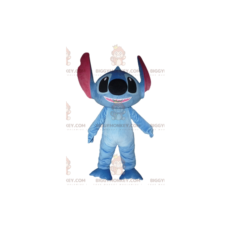 Nähen Sie das blaue Alien BIGGYMONKEY™ Maskottchenkostüm von