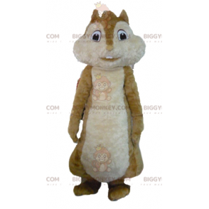 Kostium maskotka brązowa wiewiórka Alvin i wiewiórki