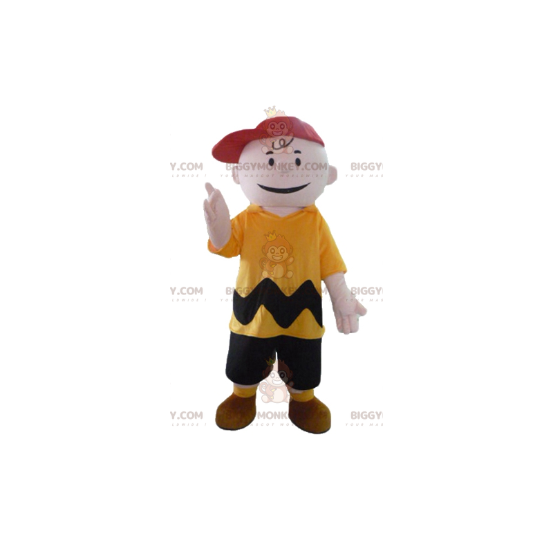 Traje de mascote do personagem famoso Charlie Brown Snoopy