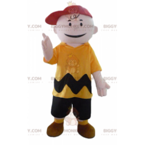 Costume della mascotte di Charlie Brown personaggio famoso