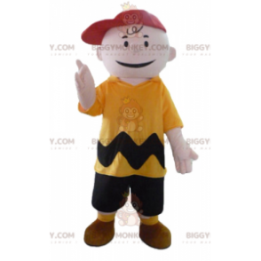 Traje de mascote do personagem famoso Charlie Brown Snoopy