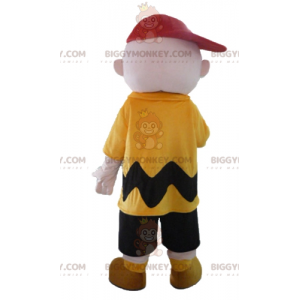 Costume della mascotte di Charlie Brown personaggio famoso