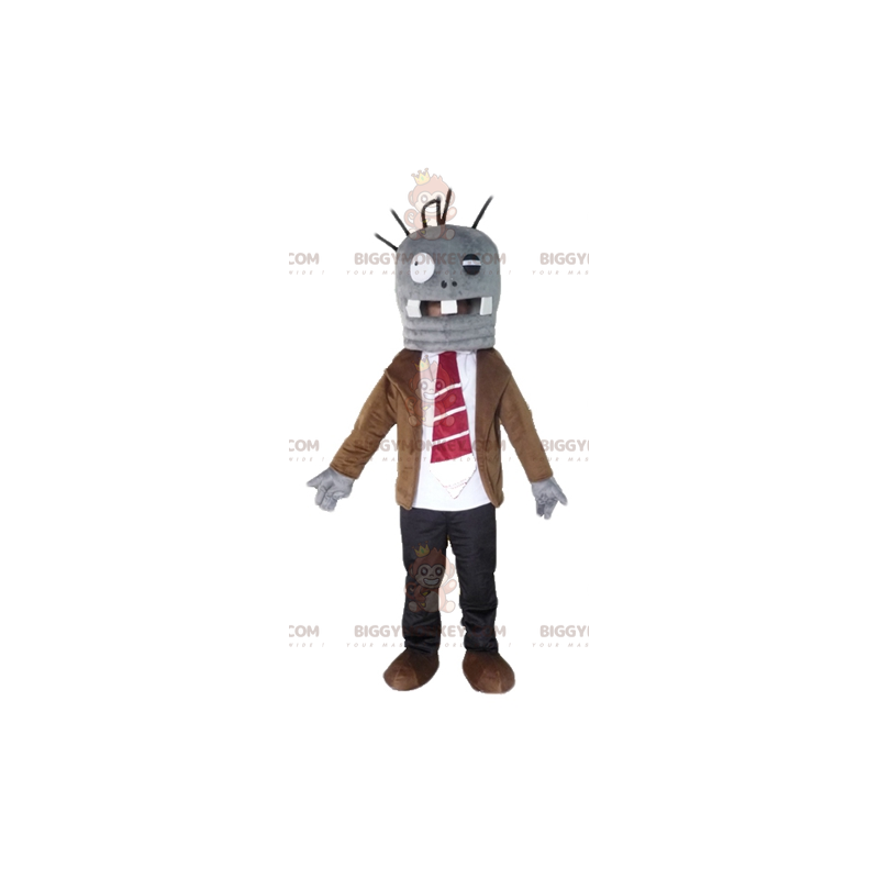 Disfraz de mascota Big Fun Grey Monster BIGGYMONKEY™ con traje