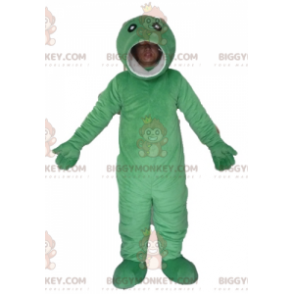 Original and funny big green fish BIGGYMONKEY™ mascot costume –