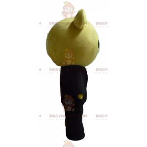 Traje de mascote BIGGYMONKEY™ grande ursinho marrom vestido com