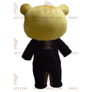 Traje de mascote BIGGYMONKEY™ grande ursinho marrom vestido com