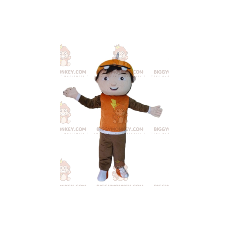 Costume de mascotte BIGGYMONKEY™ de garçon d'ado de jeune de