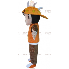 Disfraz de mascota BIGGYMONKEY™ de niño adolescente de dibujos