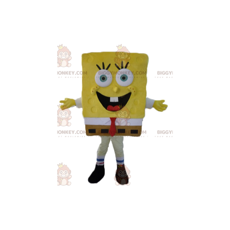 Animowany kostium maskotka Spongebob BIGGYMONKEY™ z żółtym