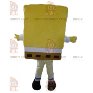 Cartoon Geel Karakter Spongebob BIGGYMONKEY™ Mascottekostuum -