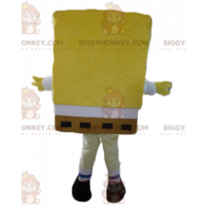 Cartoon Geel Karakter Spongebob BIGGYMONKEY™ Mascottekostuum -