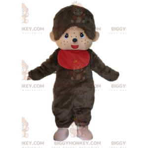 BIGGYMONKEY™ costume mascotte di Kiki la famosa scimmia marrone