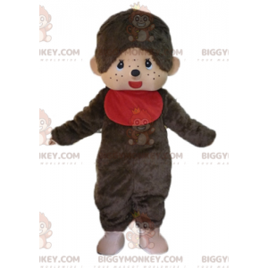 BIGGYMONKEY™ maskotkostume af Kiki, den berømte brune abe med