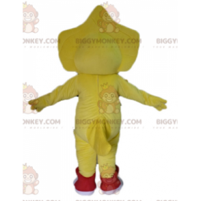 Yellow Green and Red Dinosaur BIGGYMONKEY™ Mascot Costume -