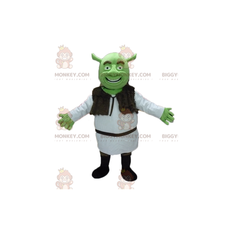 BIGGYMONKEY™ mascottekostuum van Shrek de beroemde cartoon