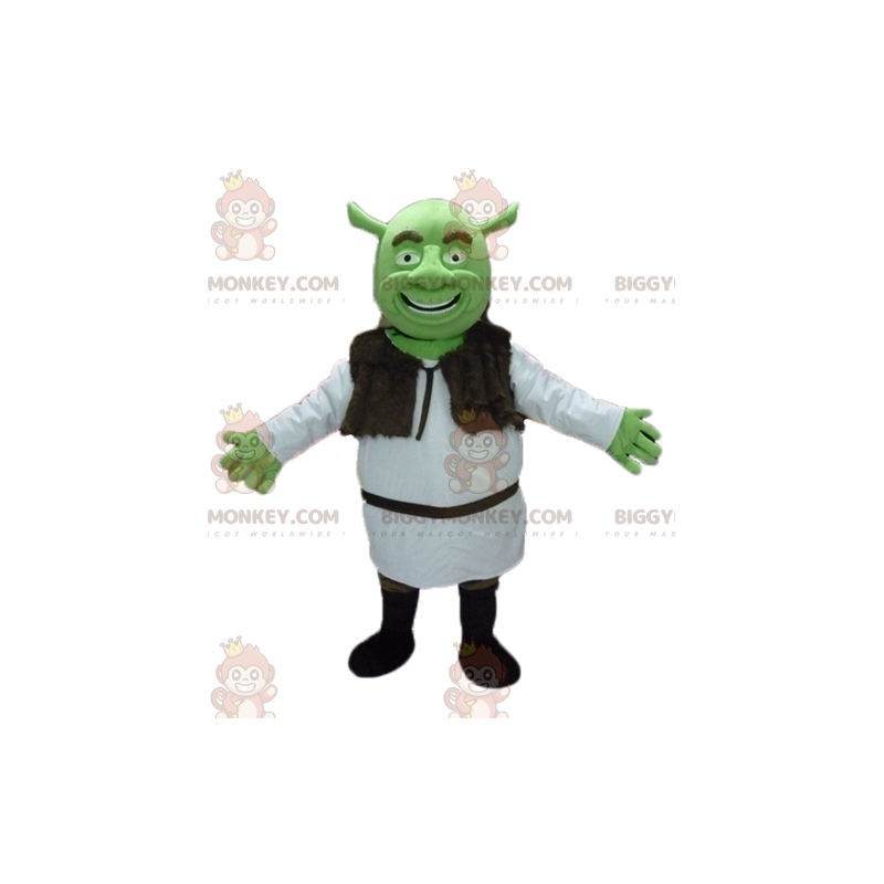 Disfraz de mascota BIGGYMONKEY™ de Shrek, el famoso ogro verde