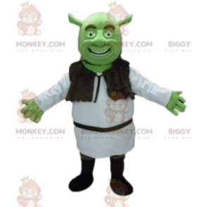 BIGGYMONKEY™ maskotkostume af Shrek, den berømte tegneserie