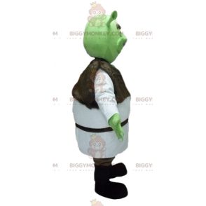 BIGGYMONKEY™ maskotkostume af Shrek, den berømte tegneserie