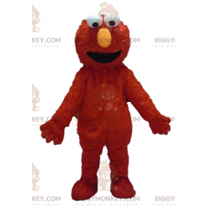 Rode monsterpop Elmo BIGGYMONKEY™ mascottekostuum -