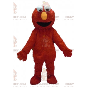 Röd monsterdocka Elmo BIGGYMONKEY™ maskotdräkt - BiggyMonkey