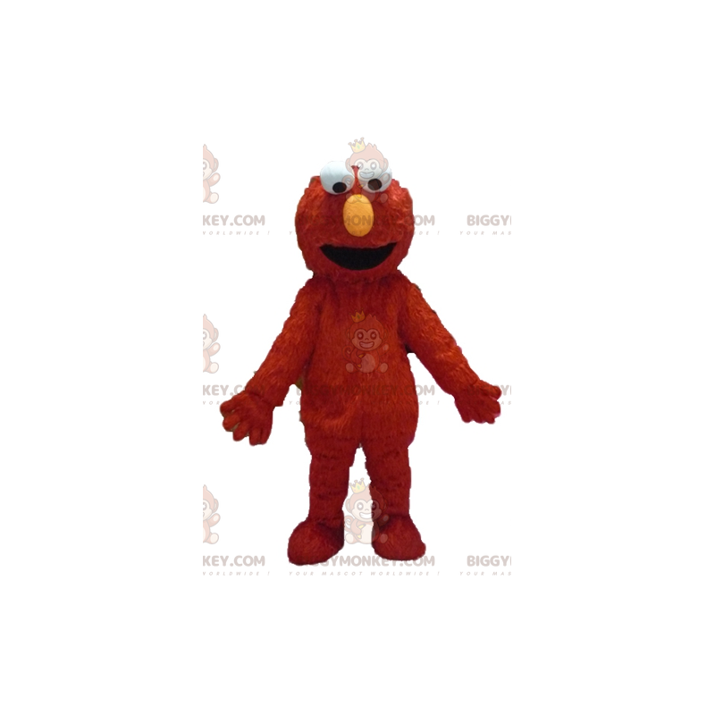 Costume de mascotte BIGGYMONKEY™ d'Elmo de marionnette de