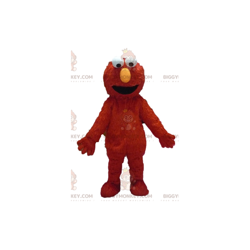 Rote Monsterpuppe Elmo BIGGYMONKEY™ Maskottchenkostüm -