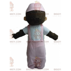 Costume de mascotte BIGGYMONKEY™ de Kiki singe en peluche avec