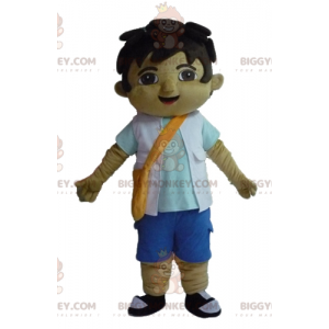 Teen Boy BIGGYMONKEY™ Mascot Costume with Sling Bag –