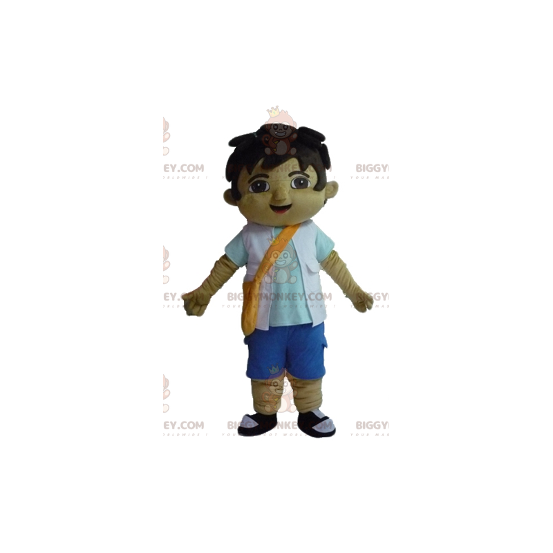 Teen Boy BIGGYMONKEY™ Mascot Costume with Sling Bag –