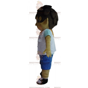 Costume da mascotte BIGGYMONKEY™ per ragazzo adolescente con