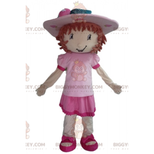 Costume de mascotte BIGGYMONKEY™ de Charlotte aux Fraises