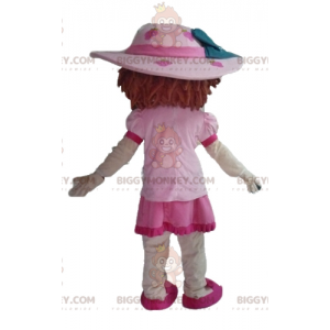 Costume de mascotte BIGGYMONKEY™ de Charlotte aux Fraises