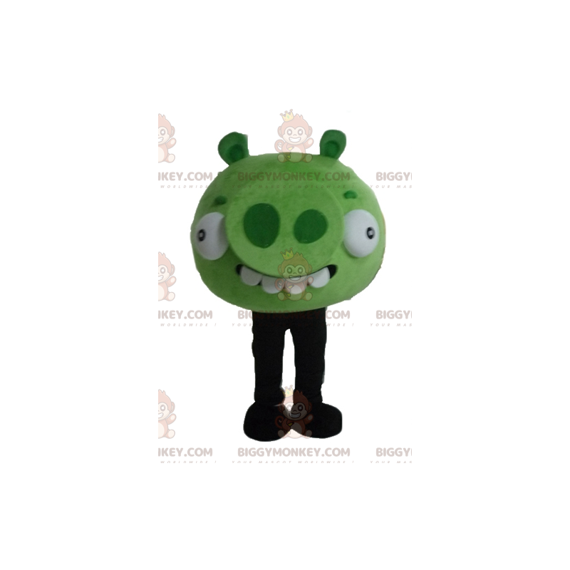 Disfraz de mascota monstruo verde BIGGYMONKEY™ del famoso juego