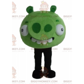 Costume da mascotte mostro verde BIGGYMONKEY™ dal famoso gioco