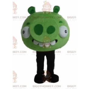 Traje de mascote de monstro verde BIGGYMONKEY™ do famoso jogo