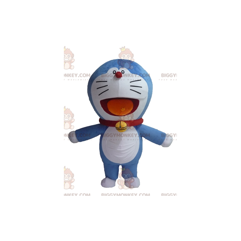 Fato de mascote BIGGYMONKEY™ do famoso mangá azul de Doraemon –