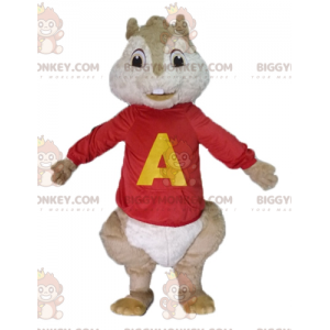 Alvin and the Chipmunks Brown Squirrel BIGGYMONKEY™ maskottiasu