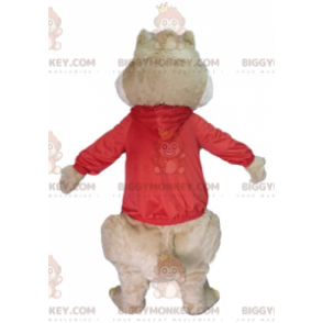 Costume de mascotte BIGGYMONKEY™ d'écureuil marron d'Alvin et