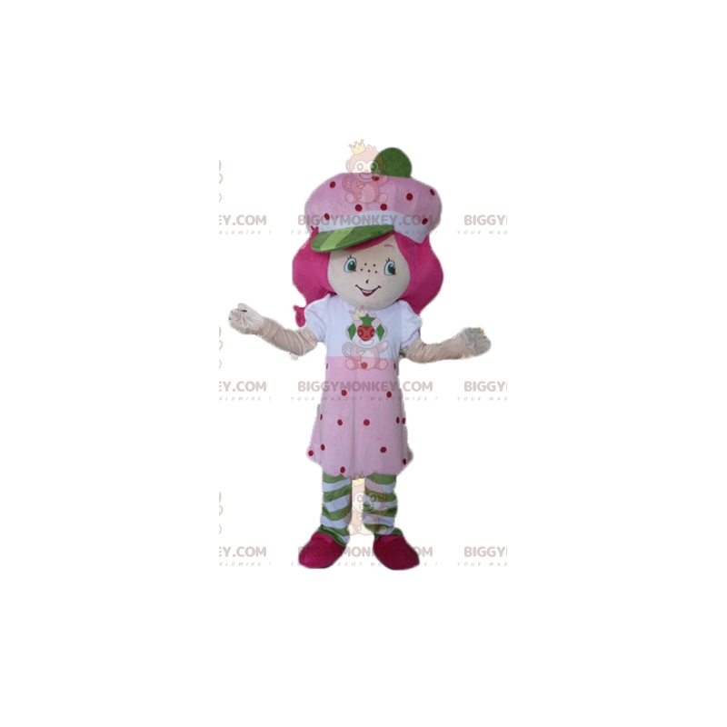Costume de mascotte BIGGYMONKEY™ de Charlotte aux Fraises