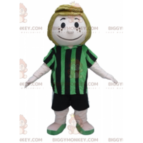 BIGGYMONKEY™ maskotkostume af Peppermint Patty-karakteren fra