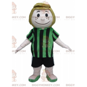 BIGGYMONKEY™ Maskottchenkostüm der Figur Peppermint Patty aus
