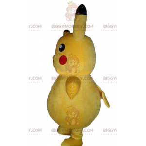 Costume de mascotte BIGGYMONKEY™ de Pikachu Pokemeon jaune de