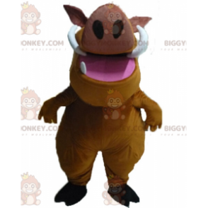 BIGGYMONKEY™ maskotdräkt Berömda Pumba vårtsvin från tecknad